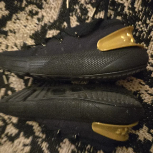 Under Armour Charcoal and Gold Athletic Shoes - Picture 8 of 8